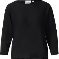 Comma Strickpullover Glitzergarn-Feinstrickpullover mit 3/4-Arm