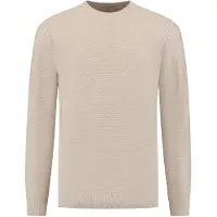 Dstrezzed Herren Pullover & Cardigans Mercury Crew Melange Slub - Bruin - Größe M