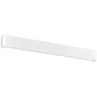Ideal Lux Wandlampe Delta, weiß / opal, für Wohn- / Esszimmer, Aluminium, Modern, LED Wandleuchte, Wandlampe Innen