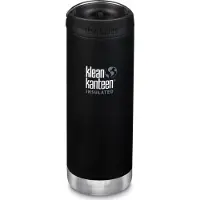 Klean Kanteen Thermosflasche TKWide Koffiedop Black 473 ml