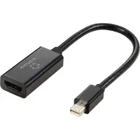 Renkforce Mini-DisplayPort Adapterkabel HDMI-A Buchse 0.55 m Schwarz RF-5947252