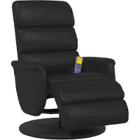 vidaXL Massage Relaxsessel Schwarz 71 x 98 x 106 cm Kunstleder