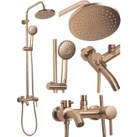 REA Duschset Luis Brush Copper