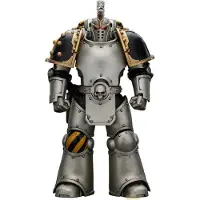 Joy toy Warhammer The Horus Heresy Actionfigur 1/18 lron Warriors Command Squad Chosen with Legion Standard 12 cm
