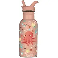 SASSI JUNIOR Edelstahlflasche - - Slurpy - 500 ml - Mehrfarbig - Praktischer Ausguss