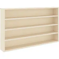 vidaXL Wanddisplay-Case Wandhalterung Beige 60 x 8,5 x 37 cm