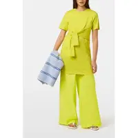 Scotch & Soda Knotted Jersey Dress Citrus Yellow Größe: XS | Kleider Outlet | Damen | Gelb