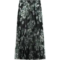 Scotch & Soda Pleated Skirt Nieuw Blossom Print Park Green Größe: S | Midiröcke Outlet | Damen | Grün
