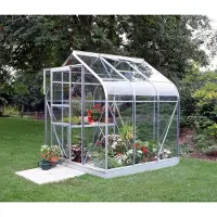 Vitavia Vitavia, Gewächshaus "Orion 3800", aluminium eloxiert, 3,8 m², 3 mm ESG
