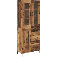 vidaXL Highboard 2 stk. Altholz 69,5 x 34 x 180 cm Holzwerkstoff