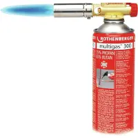 Rothenberger EASY FIRE-Brenner mit MULTIGAS300-Gas