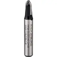 Bosch Hohlkehlfräser, 1/4-Zoll, R1 3,2 mm, D 9,5 mm, L 9,2 mm, G 40 mm. Für Handfräsen