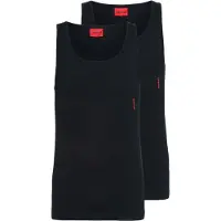 HUGO Tanktop "Twin Pack" Packung, 2 Stk. mit Markenlabel in Kontrastfarbe