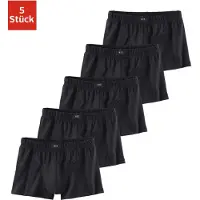 H.I.S. Boxer "Boxershorts für Jungen" Packung, 5 Stk. farblich sortiert oder nur schwarz