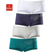 Petite fleur Panty Packung, 4 Stk. mit Glitzerdruck