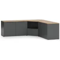 Vicco Wohnwand Wido Anthrazit 3 Teile, Model 58548