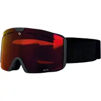 Sinner Skibrille Arc Matte Black Double Full Red Mirror Vent
