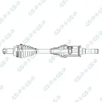 GSP Antriebswelle 205125OL