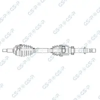 GSP Antriebswelle 203932OL