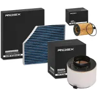 RIDEX Filterset Inspektionspaket Filtersatz für AUDI A4 Avant (8K5, B8) Q5 (8RB) A5 Sportback (8TA) A4 Limousine (8K2, B8) A5 Coupe (8T3)