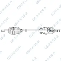 GSP Antriebswelle 250498OL