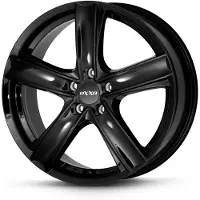 Oxxo 17 Zoll Alufelge Novel Black 17"x7.00" 5x100 PCD ET40 63.4mm Felge Schwarz