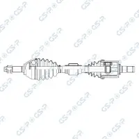 GSP Antriebswelle 241365OL