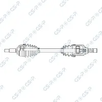 GSP Antriebswelle 203931OL