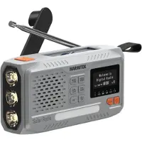 Marmitek RESQ 100 - Kurbelradio, Tragbar, Analog & Digital, DAB, DAB+, FM, 87,5 - 108 MHz, 170 - 240 MHz, 3 W