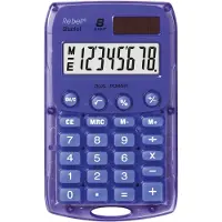 Rebell Starlet VL, Tasche, Einfacher Taschenrechner, 8 Ziffern, 1 Zeilen, Batterie/Solar, Violett