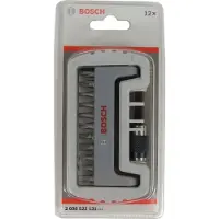 Bosch Set 12 Ph/pz/t/s/hex Screwdriver Tip Silber