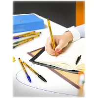 BIC Cristal 0.35mm Black Stift 50 Einheiten