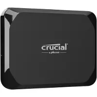 Crucial X9, 4 TB, USB Typ-C, 3.2 Gen 2 (3.1 Gen 2), 1050 MB/s, 10 Gbit/s, Schwarz