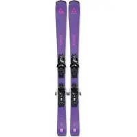 Fischer Alpinski-Set RANGER JR + FS 4 CA JRS - Ki., lila (80 cm)