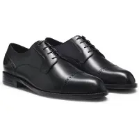 BOSS Derbys aus Leder mit Brogue-Details Grösse 41.5
