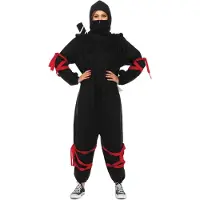 Leg avenue CozySuit Ninja Jumpsuit Overall Karneval Halloween