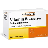 Ratiopharm Vitamin B1-200 mg Tabletten 100 St