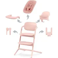 Cybex Lemo 5in1 Set Kinderhochstuhl inkl. LemoTower, Farbe:Pearl Pink