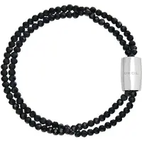 Breil - Double beaded bracelet with crystals Magnetica System TJ3687