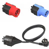NRGKick 20001053, Steckdosenadapter, Schwarz, Blau, Rot