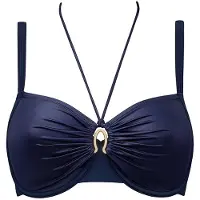 Marlies Dekkers Jet Set Majestic Blue Plunge Balcony Bikini Top Größe: 75D | Bikinis Outlet | Damen | Blau