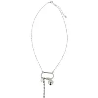 Otazu Dangling Charms Necklace Rhodium Größe: OS | Halsketten Outlet | Damen