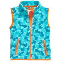 Playshoes Fleece-West Pfeile Camouflage in Petrol | Gr.: 116