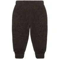 Mikk-Line Wollfilz-Hose Kind, Dark Brown Melange, 110