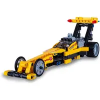 Jamara CaDA Set C52017W Drag Racing gelb Bricks