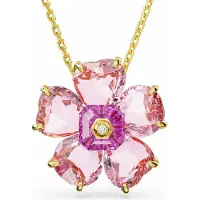 Swarovski Florere Halskette Blume Rosa Gold