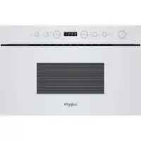 Whirlpool WMN14BW, Integriert, Grill-Mikrowelle, 22 l, 750 W, Eingebautes Display, LED