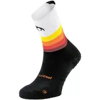 Lurbel Tiwar Five Socken Maratón Valencia Weiß Schwarz, Größe S