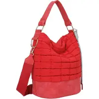 Fritzi aus Preußen Schultertasche Umhängetasche Brigitte X Fritzi Olga Limited Bubble Hobo Bag Real Red rot