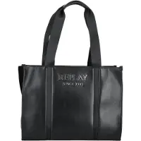 Replay Schultertasche Shopper Shoulder Bag Black schwarz
